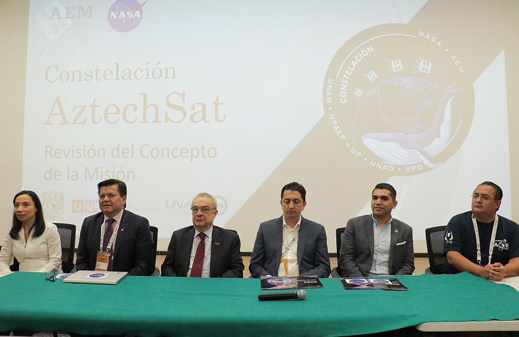 AEM and Panamericana present AztechSat II to NASA