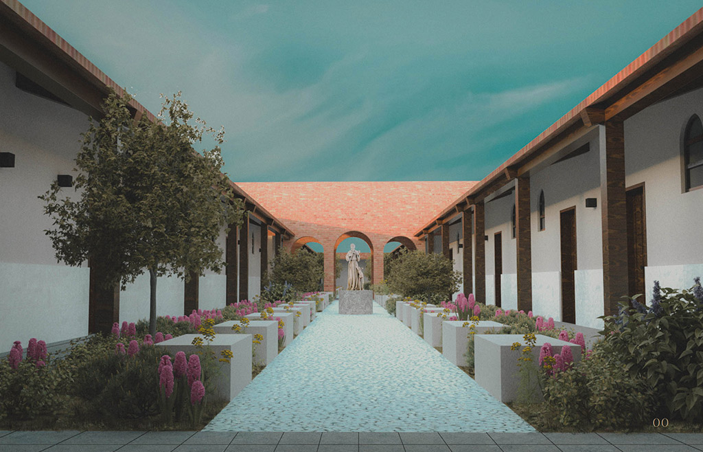 Architecture students design San Damián Monastery